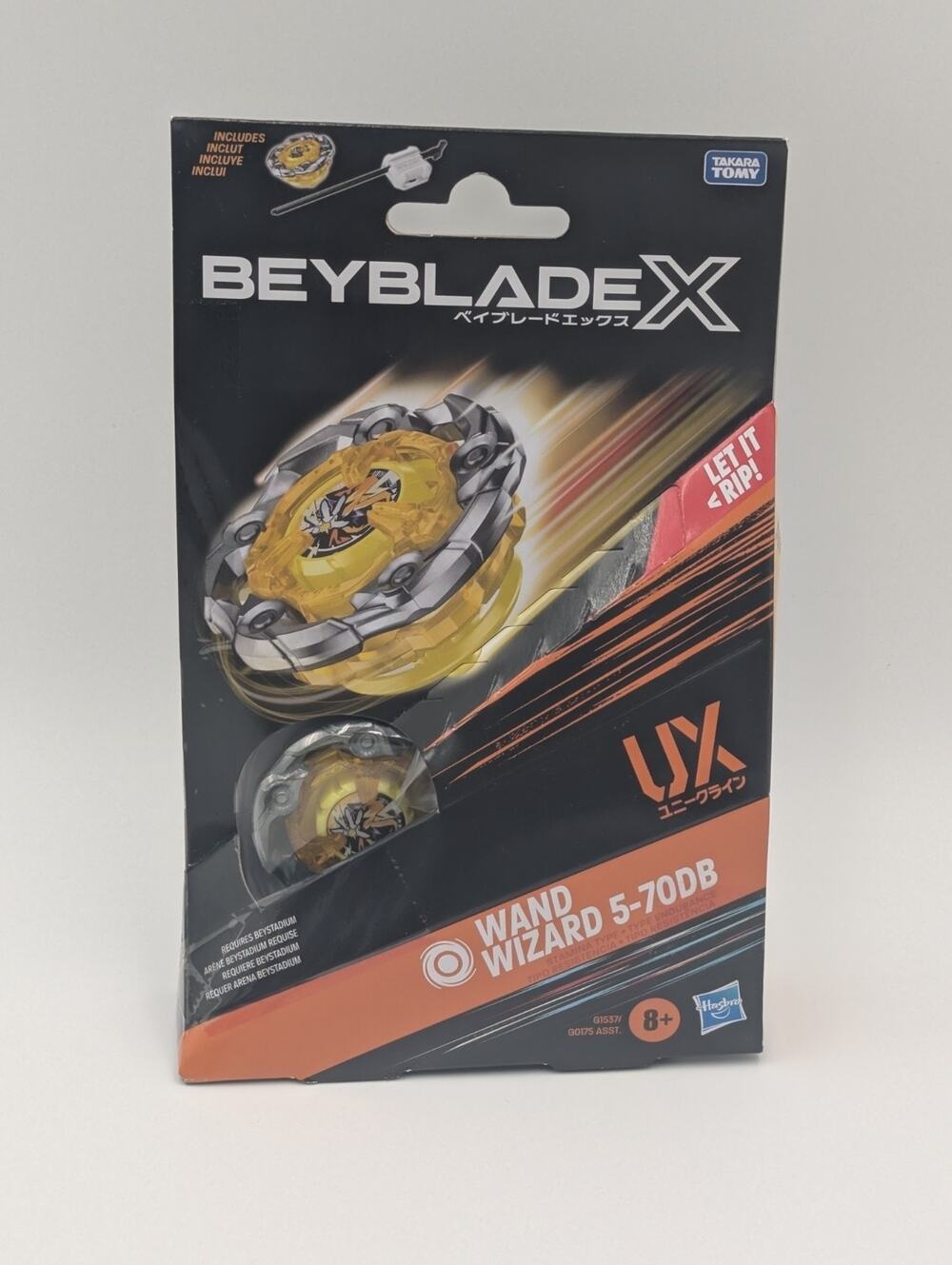 Beyblade X Wand Wizard 5-70DB UX Starter Hasbro Authentic New/Sealed